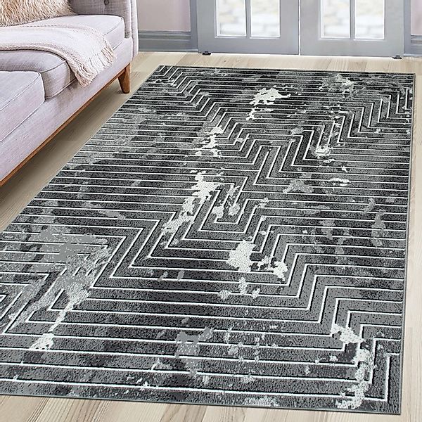my home Teppich »Leiga, 3D-Effekt, leichter Glanz, Scandi-Look«, rechteckig günstig online kaufen
