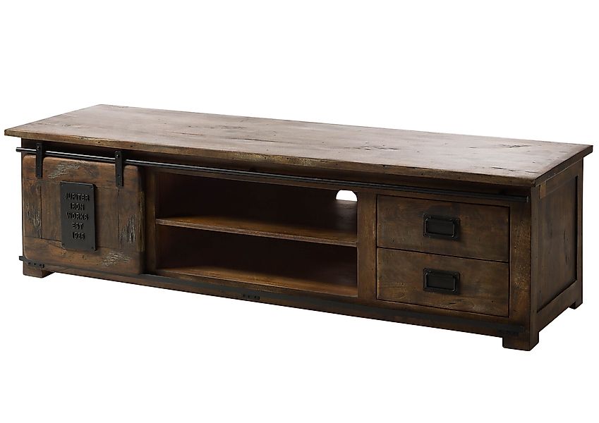 Massivmoebel24 TV-Board (TV-Board Mango 180x55x50 braun günstig online kaufen