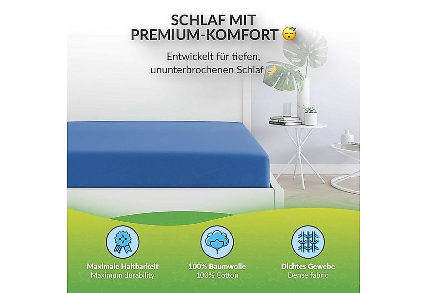 etérea Himmlische Qualität Spannbettlaken etérea Comfort Jersey 2er Set Spa günstig online kaufen