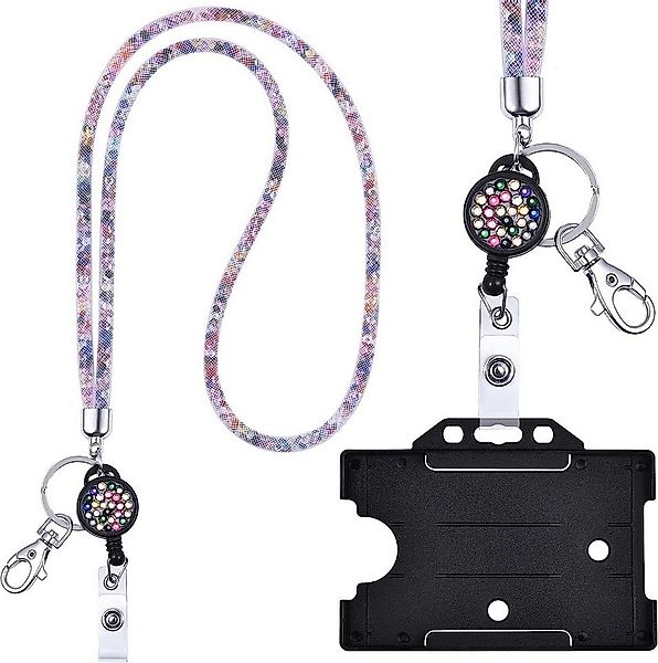 WEBBOMB Schlüsselanhänger Kristall Lanyard + Jojo Set + Kartenhalter Umhäng günstig online kaufen