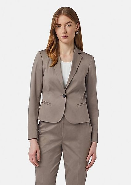 Comma Blusenblazer Taillierter Blazer aus Baumwollstretch günstig online kaufen