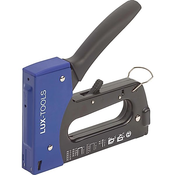 LUX-TOOLS Handtacker für Klammern 6 mm-16 mm und Tackernägel 14 mm-16 mm günstig online kaufen
