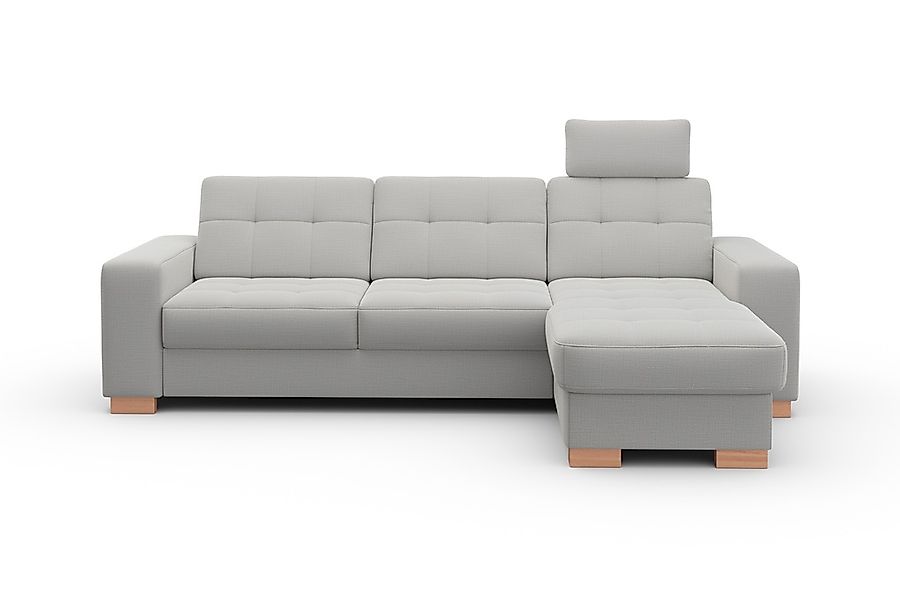 sit&more Ecksofa »Quincy L-Form«, wahlweise mit Bettfunktion und Bettkasten günstig online kaufen