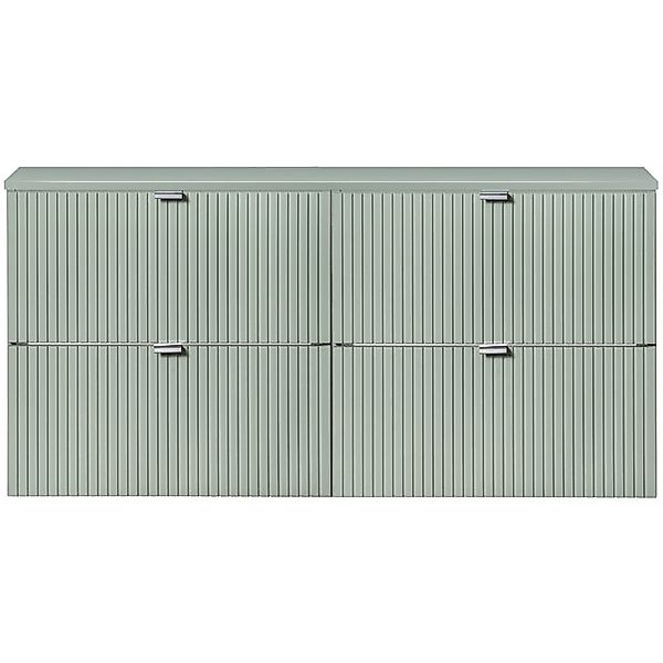 Lomadox Unterschrank NEWPORT-56-GREEN Waschtisch Doppelwaschtisch 120cm, gr günstig online kaufen