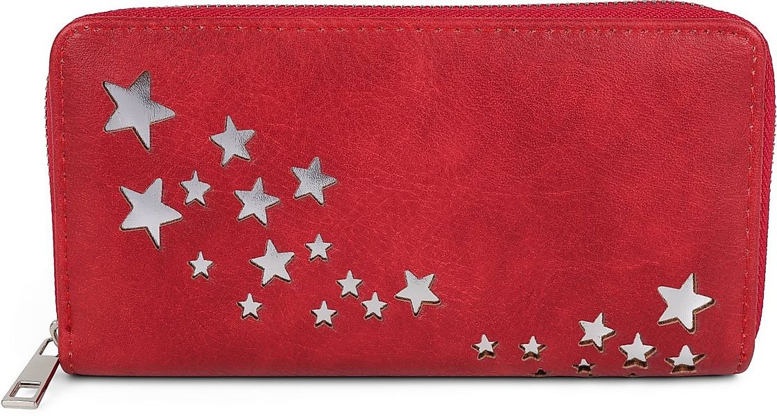 styleBREAKER Geldbörse Geldbörse mit Stern Cut Out (1-tlg) günstig online kaufen