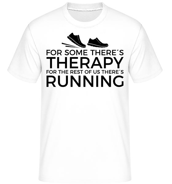 Running Is My Therapy · Shirtinator Männer T-Shirt günstig online kaufen