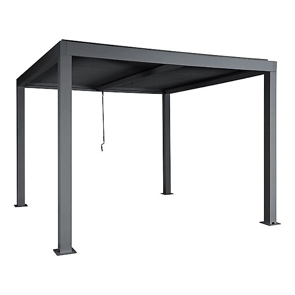 MCW Pergola L46 Anthrazit 11cm-Alu-Gestell 3x3m günstig online kaufen