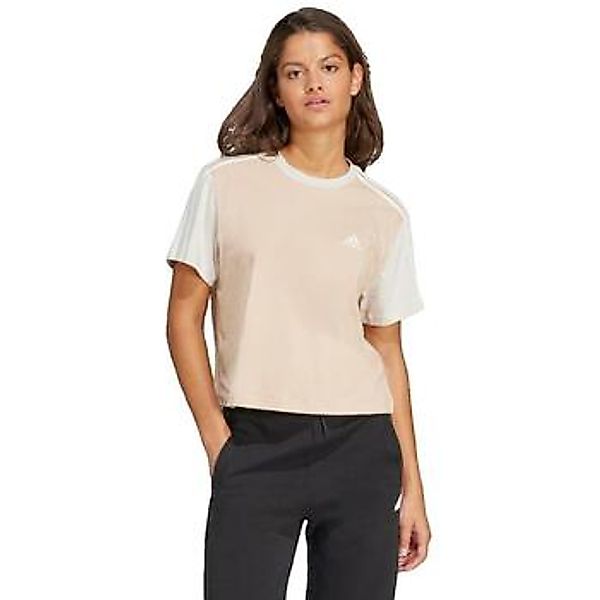 adidas  T-Shirt T-shirt  Essentials Cropped 3 Stripes günstig online kaufen