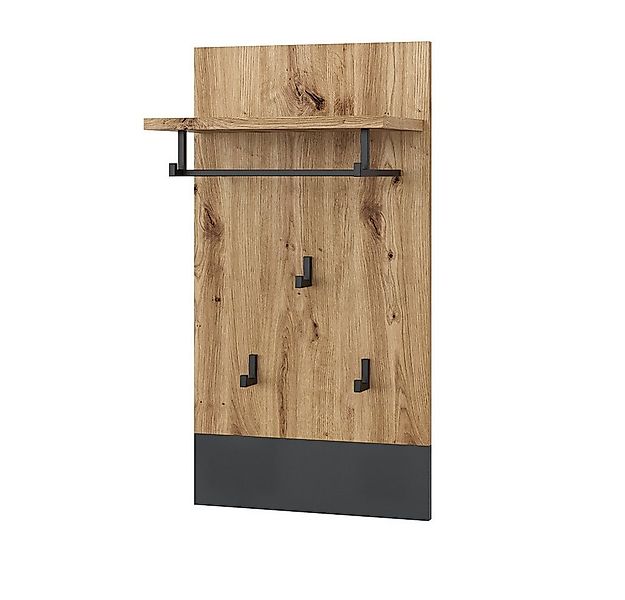 Vicco Garderobenschrank Selena, Anthrazit/Artisan-Eiche, 44 x 83 cm (Spar-S günstig online kaufen