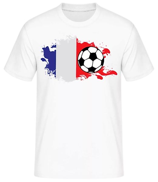 Französische Fahne Fußball · Männer Basic T-Shirt günstig online kaufen