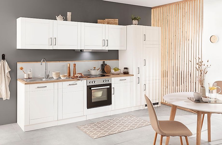 KOCHSTATION Küchenzeile »KS-Tinnum« ohne E-Geräte, Breite 330 cm günstig online kaufen