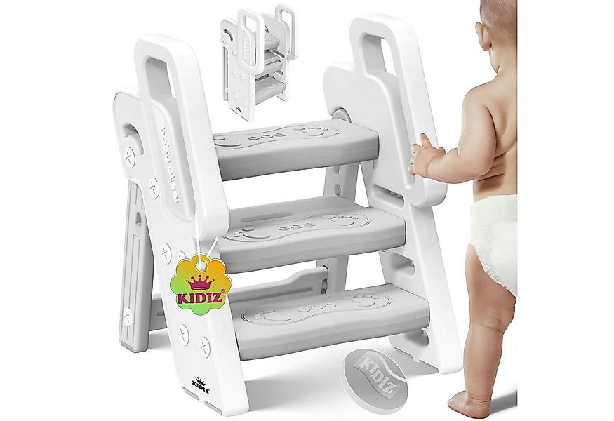 KESSER Tritthocker, für Kinder Trittleiter Klappbar mit 3 Stufen günstig online kaufen