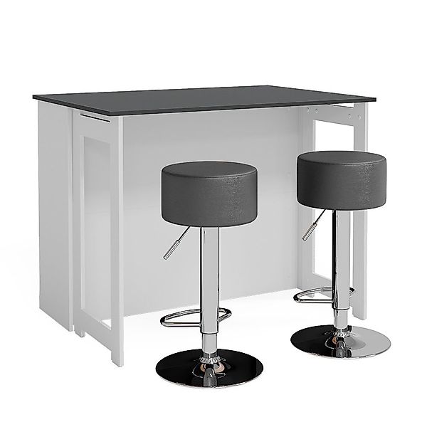 Vicco Bartisch Dominic, Anthrazit/Weiß, 116 x günstig online kaufen
