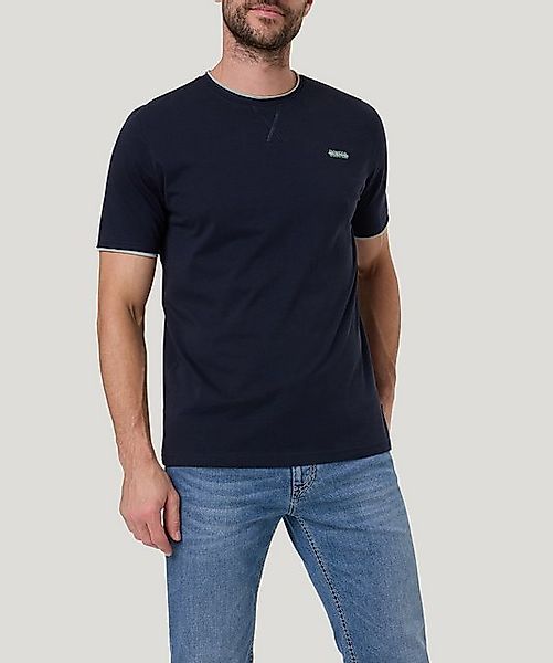 Pioneer Authentic Jeans T-Shirt mit kontrastfarbenen Details günstig online kaufen