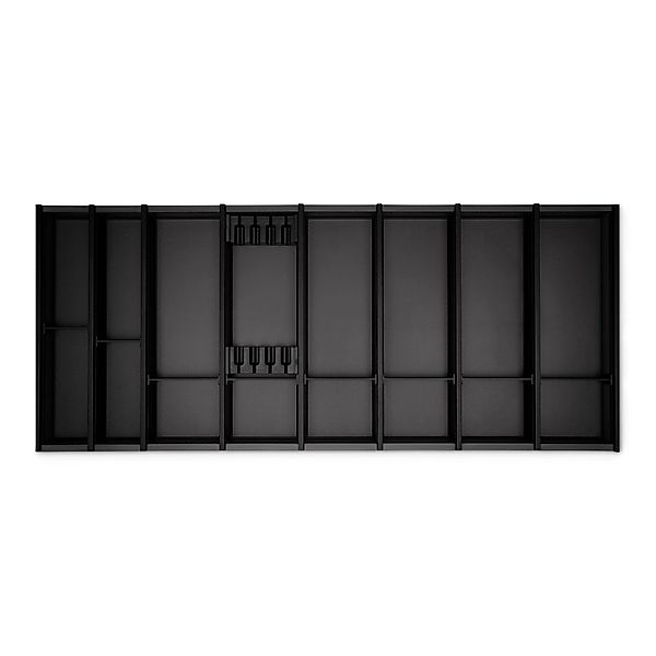 SOTECH Cuisio Besteckeinsatz Höhe 55mm Transluzent Anthrazit mit Messerbloc günstig online kaufen