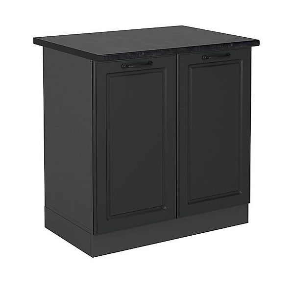 Vicco Spülenunterschrank R-Line, Anthrazit Landhaus/Anthrazit, 80 cm, AP An günstig online kaufen