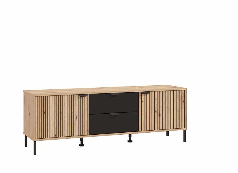 Home affaire Wohnzimmer-Set "Mayenne, inkl. Vitrine H195cm, Highboard H137, günstig online kaufen