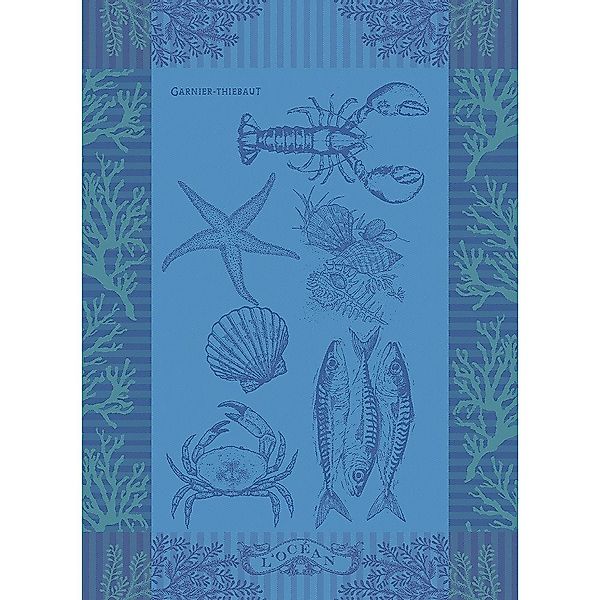 Garnier Thiebaut Geschirrtuch Geschirrtuch L'Ocean Bleu günstig online kaufen