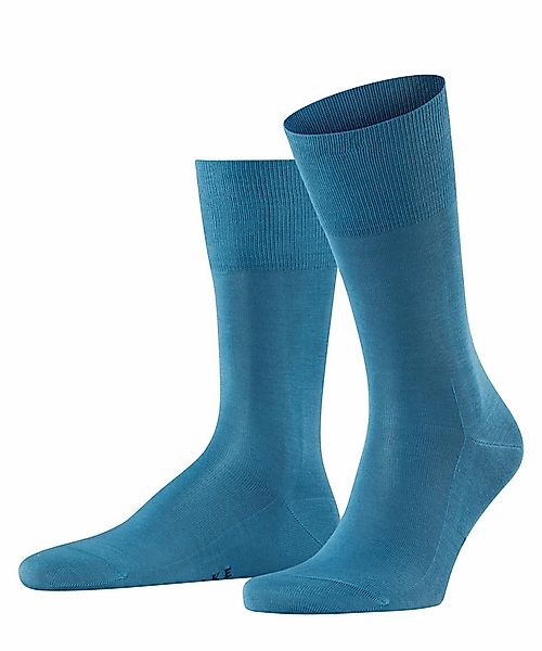FALKE Tiago Herren Socken, 43-44, Blau, Uni, Baumwolle, 14662-632605 günstig online kaufen