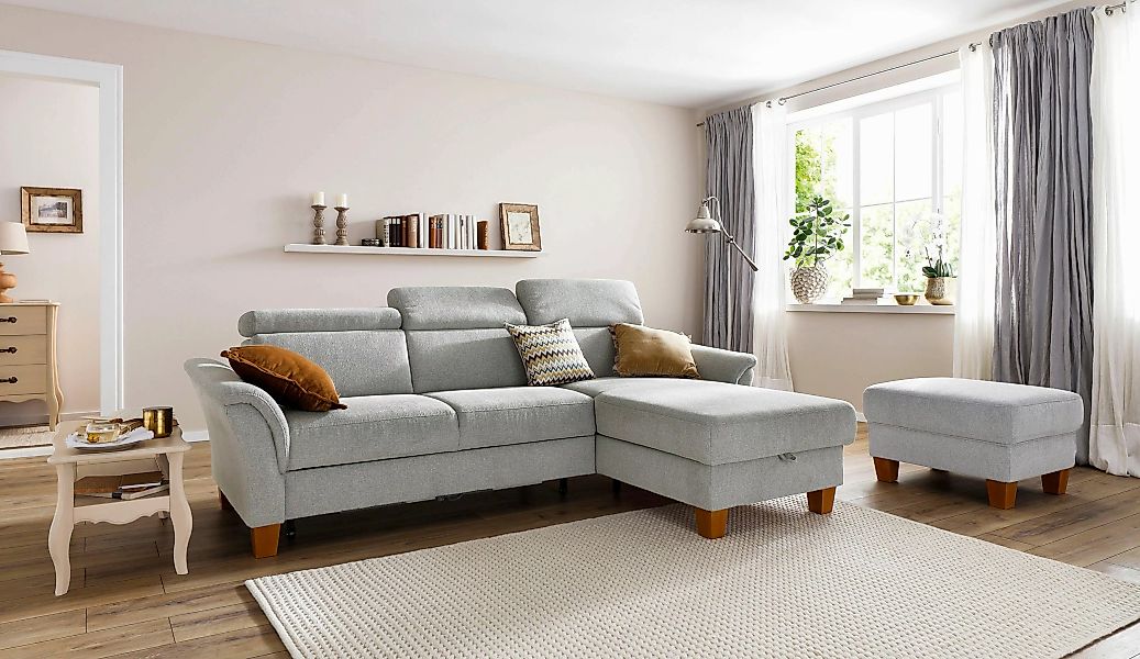 Home affaire Ecksofa Conville L-Form, Federkern, günstig online kaufen