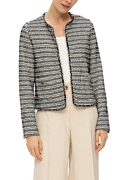 s.Oliver BLACK LABEL Bolerojacke ohne Verschluss günstig online kaufen
