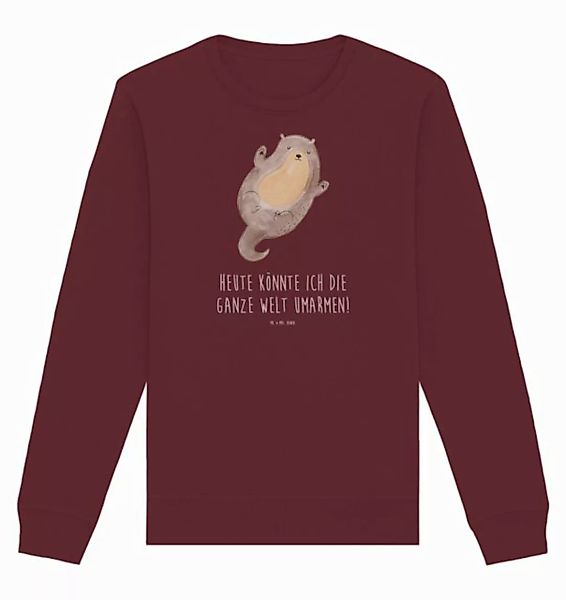 Mr. & Mrs. Panda Longpullover Otter Umarmen Größe S - Burgundy - Geschenk, günstig online kaufen