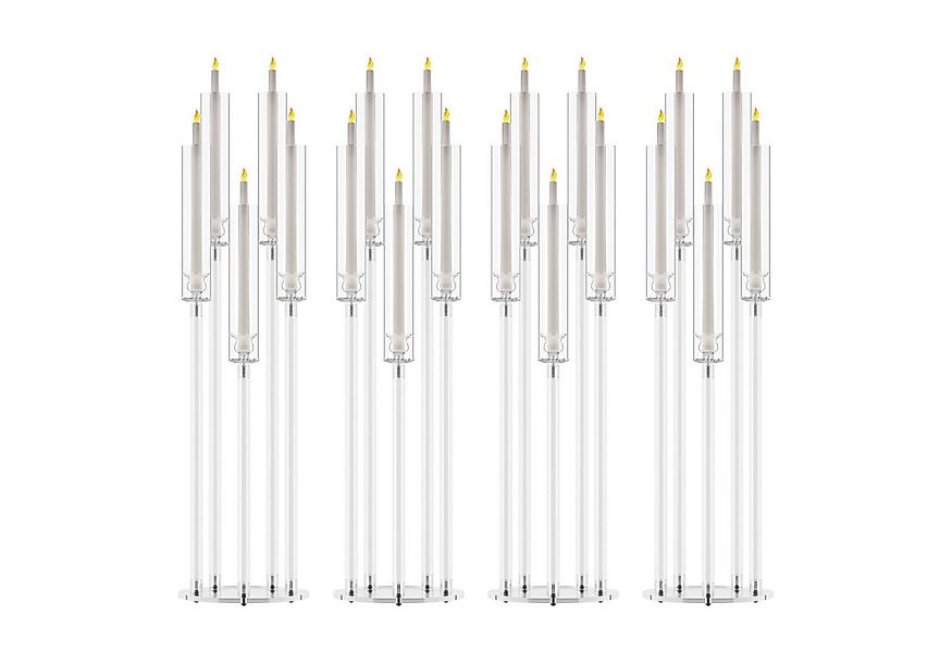 Rutaqian Kerzenhalter 4 Stück Kandelaber Mittelstücke,Großer Kandelaber mit günstig online kaufen