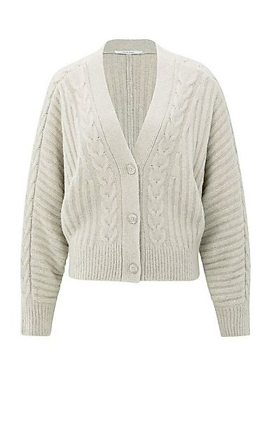 YAYA Cardigan Strick-Cardigan mit Zopfmuster günstig online kaufen