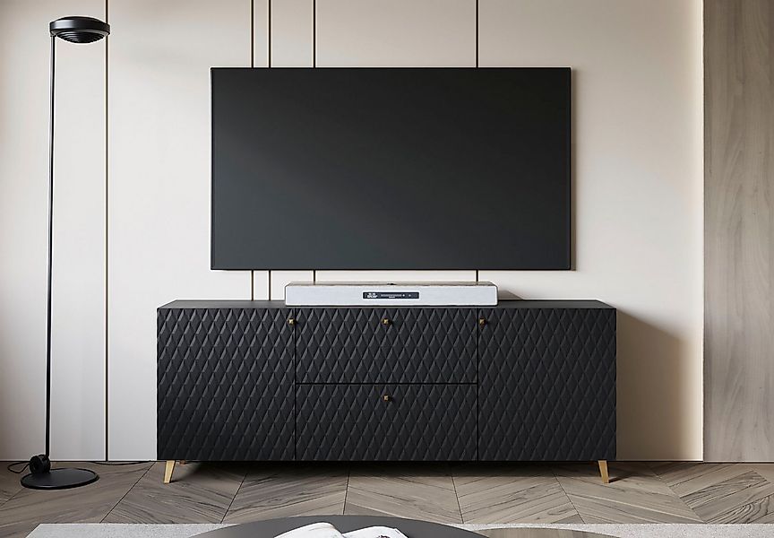 INOSIGN Lowboard Phuket, Front MDF, 2 Schubladen, 4 Türen, 6 geschlossenen günstig online kaufen