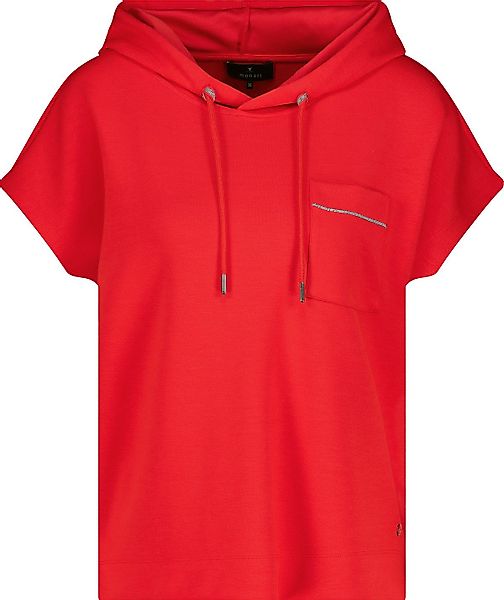Monari Sweatshirt Kurzarm mit Kapuze günstig online kaufen