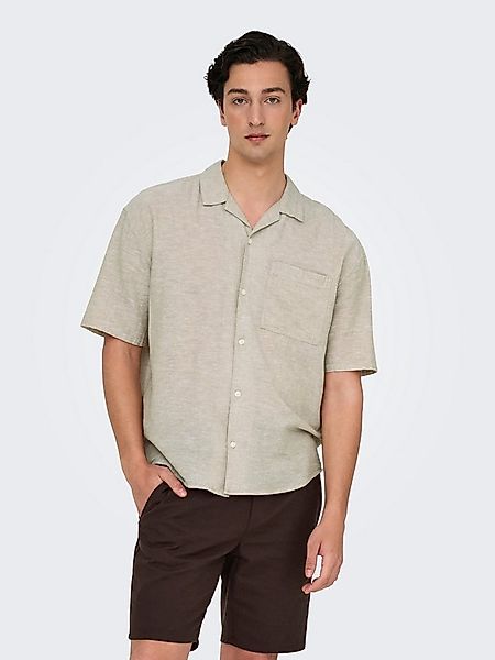 ONLY & SONS Kurzarmhemd ONSCAIDEN LIFE RELAX SS RESORT 1PKT SHIR günstig online kaufen