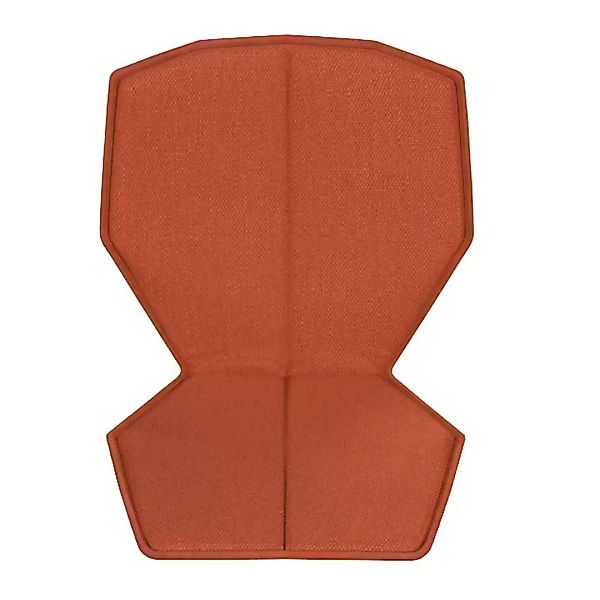 Magis - Chair One Sitz- und Rückenkissen - orange/Stoff Kvadrat Steelcut Tr günstig online kaufen