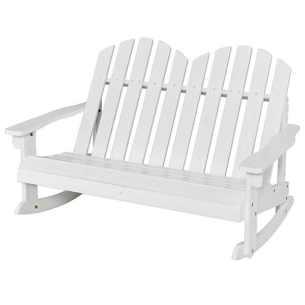 KOMFOTTEU Doppelschaukel Adirondack, (2-Sitzer), belastbar 100 günstig online kaufen