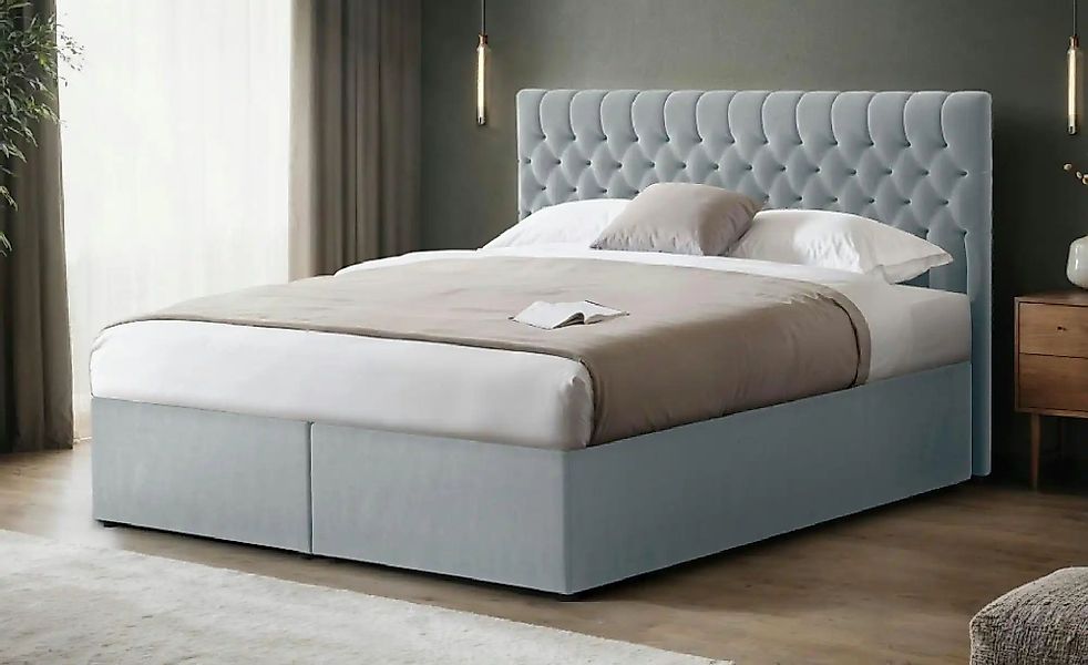 Boxbett mit Bettkasten Belek ¦ grau Betten > Komfortbetten - Höffner günstig online kaufen