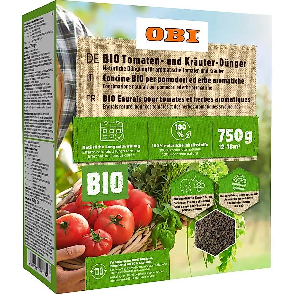 OBI Bio Tomaten- und Kräuterdünger 750 g günstig online kaufen