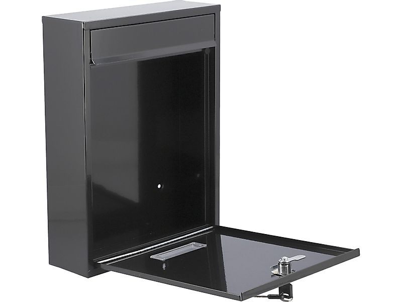 TRIZERATOP Briefkasten Briefkasten 360x260x80mm schwarz (Briefkasten günstig online kaufen