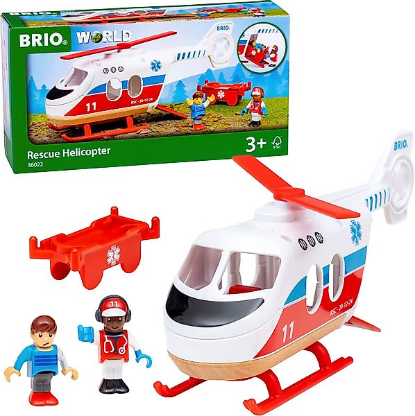 BRIO® Spielzeug-Hubschrauber BRIO® WORLD, Rettungshubschrauber, FSC® günstig online kaufen