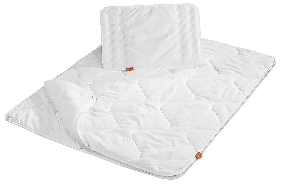 sleepling Kinderbettdecke + Microfaserkissen Babybetten Set, Bettdecke 100 günstig online kaufen