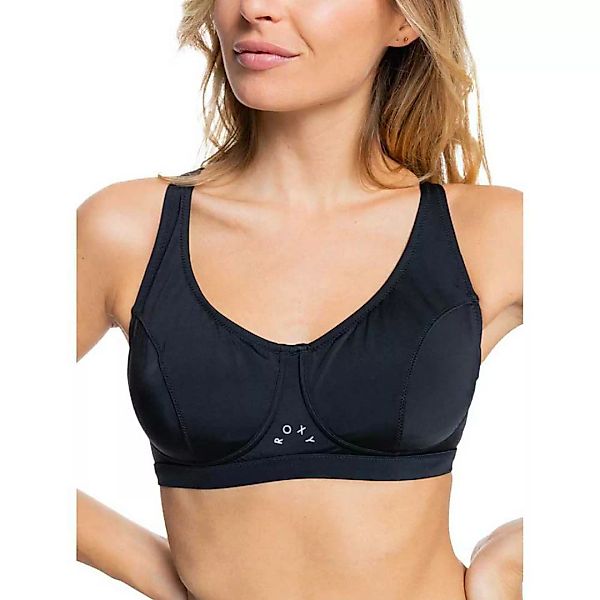 Roxy Fitness Bikini Oberteil S Anthracite günstig online kaufen