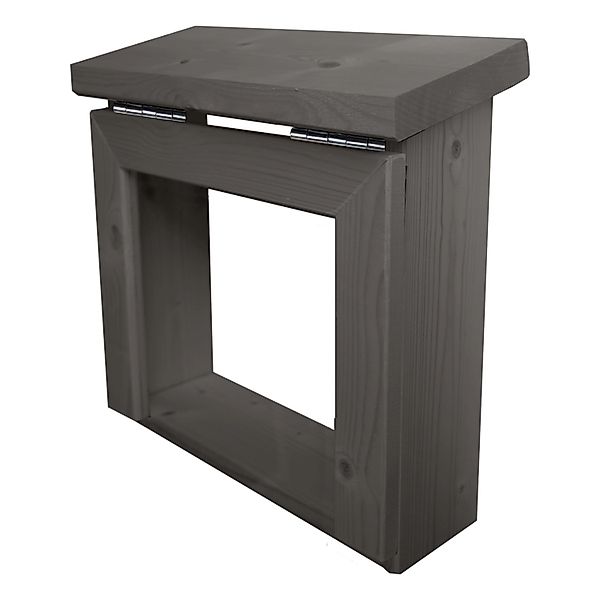 Karibu Steuergerätverkleidung für Außenbereich Terragrau 34 x 31,8 x 15,7 c günstig online kaufen