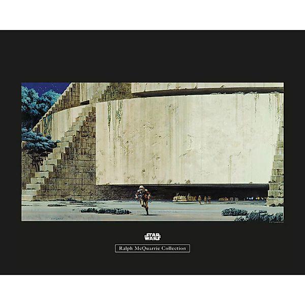 Komar Wandbild Star Wars Classic RMQ Yavin Temple Star Wars B/L: ca. 50x40 günstig online kaufen