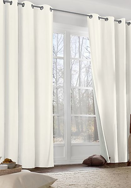 Wirth Vorhang "Neveres" Ösen 1 Stk. tlg. günstig online kaufen