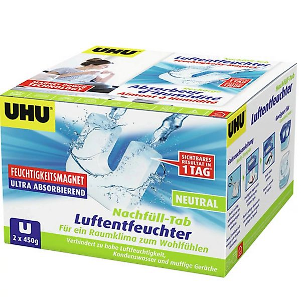 UHU Luftentfeuchter Magnet-Tabs 2x 450 g günstig online kaufen