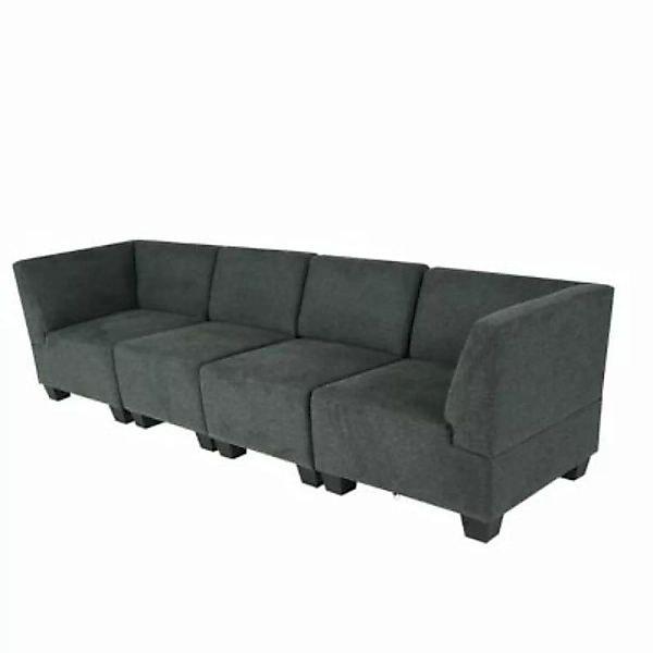 HWC Mendler Modular 4-Sitzer Sofa Lyon grau/anthrazit günstig online kaufen