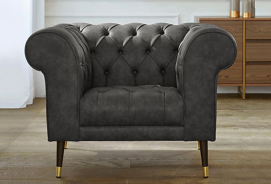 Home affaire Chesterfield-Sessel "Tinnum Sessel" günstig online kaufen