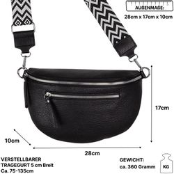 EAAKIE Gürteltasche Bauchtasche Umhängetasche Crossbody-Bag Kunstleder günstig online kaufen
