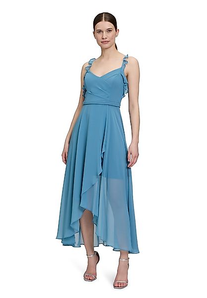 Vera Mont Abendkleid "Damen Abendkleid mit Volant" Ohne Tasche Wickel-Desig günstig online kaufen