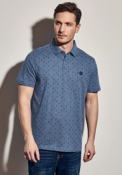 STREET ONE MEN Poloshirt aus reiner Baumwolle günstig online kaufen