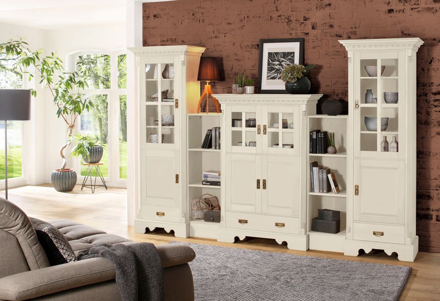 Home affaire Wohnwand "Milan" 5 Stk. tlg. aus massiver Kiefer, FSC zertifiz günstig online kaufen