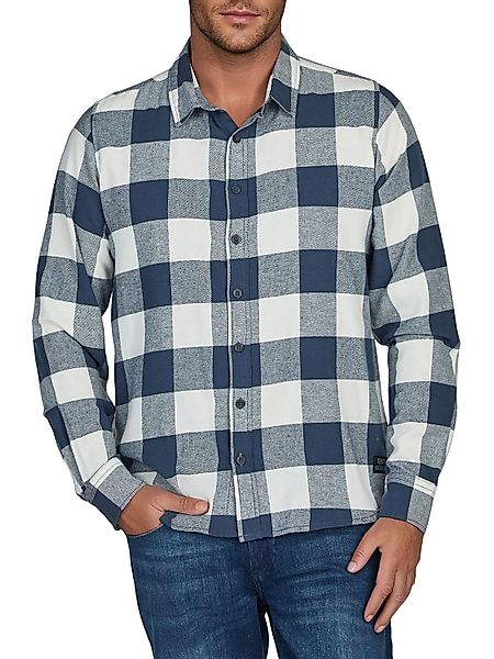 riverso Flanellhemd Herren langarm Kariert Regular Fit RIVArne günstig online kaufen